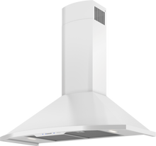 ZEPHYR Savona Wall, 30in, White, LED, 600 CFM w/ACT White - ZSAE30FW