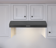 ZEPHYR Breeze II, Under Cabinet, 30", Black SS, LED Stainless - AK1200CBS