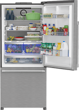 BEKO 30" Bottom Freezer Refrigerator with HarvestFresh in Stainless Steel - BFBD30216SS