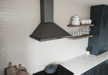 ZEPHYR Ombra, Wall, 30", Black SS, 600 CFM Black in Stainless Steel - ZOME30BBS
