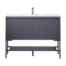 James Martin Vanities Milan 47.3" Single Vanity Cabinet - 801V47.3GWRGDCHB