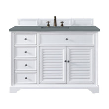 James Martin Vanities Savannah 48" Bright White Single Vanity - 238-104-V48-BW-3AF