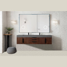 James Martin Vanities Mercer Island 72" Double Vanity - 389-V72D-AGR-G-DGG