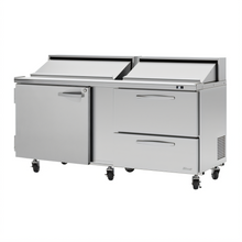 Turbo Air PST-72-D2R(L)-N PRO Prep Tables - PST-72-D2R(L)-N