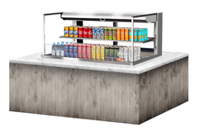 Turbo Air TOM-48L-UFD-S-2SI-N Countertop Refrigerated Display Cases - TOM-48L-UFD-S-2SI-N