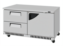 Turbo Air TUR-60SD-D2R(L)-FB-N Super Deluxe Reach-in Refrigerators