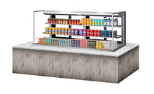 Turbo Air TOM-72L-UFD-S-3SI-N Countertop Refrigerated Display Cases - TOM-72L-UFD-S-3SI-N