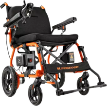 Super Handy GUT166 Foldable Electric Wheelchair Zero Turn 48V 2Ah 250W Dual Motor 4 Mile Range 330 Lbs Max Weight New - GUT166