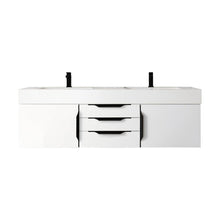 James Martin Vanities Mercer Island 59" Double Vanity - 389-V59D-AGR-G-DGG