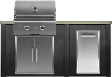 Haven 5 1/2 Ft Coyote Outdoor Kitchen Island w/ Trash Center  - MHCOY66TRASH