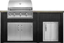 Haven 72" Artisan Outdoor Kitchen Island  w/ 17" Door - HART72DOOR