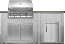Haven 72" Artisan Outdoor Kitchen Island  w/ 17" Door - HART72DOOR