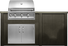 Haven 72" Artisan Outdoor Kitchen Island w/ Plain Panel - HART72PAN