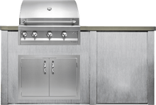 Haven 72" Artisan Outdoor Kitchen Island w/ Plain Panel - HART72PAN