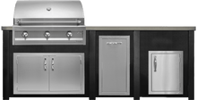 Haven 96" Artisan Outdoor Kitchen Island  w/ 17" Door - HART96DOOR