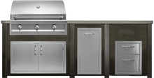 Haven 96" Artisan Outdoor Kitchen Island  w/ 17" Drawer  - HART96DRAW