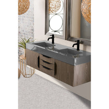 James Martin Vanities Mercer Island 59" Double Vanity - 389-V59D-AGR-G-DGG