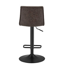 New Pacific Direct Jayden PU Leather Low back Gaslift Bar Stool, (Set of 2) 9300039-238