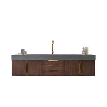 James Martin Vanities Mercer Island 72" Single Vanity - 389-V72S-AGR-G-DGG