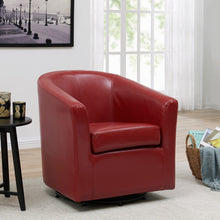 New Pacific Direct Hayden Swivel Bonded Leather Char  - 193012B-67
