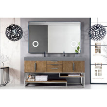 James Martin Vanities Columbia 72" Double Vanity - 388-V72D-AGR-MB-DGG