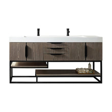 James Martin Vanities Columbia 72" Double Vanity - 388-V72D-AGR-MB-DGG