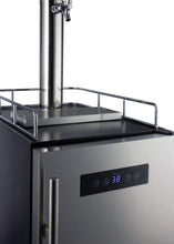 Kegco 15" Wide Homebrew Tap Stainless Steel Commercial Kegerator - HBK15BSRNK