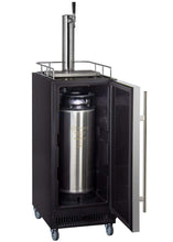 Kegco 15" Wide Homebrew Tap Stainless Steel Commercial Kegerator - HBK15BSRNK