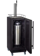 Kegco 15" Wide Kombucha Single Tap Commercial Kegerator - KOM15BBRNK