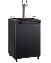 Kegco 24" Wide Cold Brew Coffee Tap Black Commercial/Residential Kegerator - ICZ163B-1NK