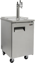 Kegco 24" Wide Cold Brew Coffee SilverCommercial Kegerator - ICXCK-1S-1