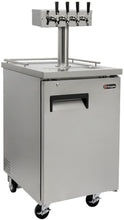 Kegco 24" Wide Cold Brew Coffee SilverCommercial Kegerator - ICXCK-1S-1