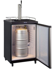 Kegco 24" Wide Cold Brew Coffee Single Stainless Steel Commercial/Residential Kegerator - ICZ163S-1NK