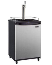 Kegco 24" Wide Cold Brew Coffee Single Stainless Steel Commercial/Residential Kegerator - ICZ163S-1NK