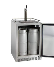 24" Wide Cold Brew Coffee Tap All Stainless Steel Outdoor Built-In Right Hinge Kegerator - ICHK38SSU-1