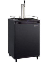 Kegco 24" Wide Cold Brew Coffee Tap Black Commercial/Residential Kegerator - ICZ163B-1NK
