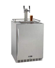 24" Wide Cold Brew Coffee Tap All Stainless Steel Outdoor Built-In Right Hinge Kegerator - ICHK38SSU-1