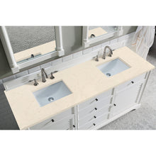 James Martin Vanities Savannah 72" Bright White Double Vanity - 238-104-V72-BW-3AF