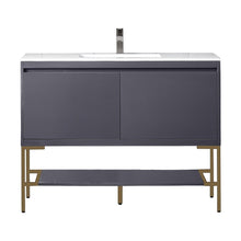 James Martin Vanities Milan 47.3" Single Vanity Cabinet - 801V47.3GWRGDCHB
