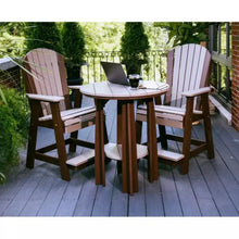 LuxCraft Poly Counter Height 36" Balcony Table - PBATABB