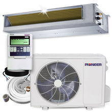 Pioneer 12,000 BTU 19 SEER2 Ceiling Concealed Ducted Mini-Split Inverter++ Energy-Star Air Conditioner Heat Pump System Full Set 230V - RYB012GMFILDAD-10