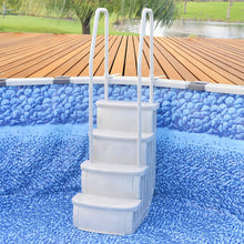 Main Access iStep Above Ground Pool Entry Steps Ladder w/ LED Light + 2 Weights - 59347