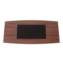 Casa Mare MAXIMUS 82″ Meeting & Conference Table Walnut & Black - MAXIMUS-82WB-MT
