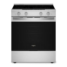 WHIRLPOOL 30-inch Smart Slide in Electric Range with Air Cooking Technology, No Preheat Air Fry, WipeClean Coating, Steam/Self Clean and High Speed Preheat in Stainless Steel - WSES7530RZ