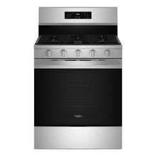 WHIRLPOOL 30-inch Gas Range with Air Cooking Technology, No Preheat Air Fry and Air Baking and Self Clean in Stainless Steel - WFGS5030RS