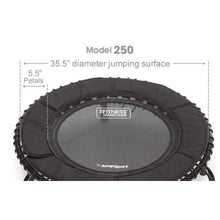 Disc-O-Bed JumpSport 250 Fitness Rebounder Mini Trampoline & Handle Bar Accessory, Black - 250098