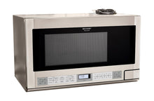 SHARP 1.5 cu. ft. 1100W in Stainless Steel Sharp Over-the-Counter Carousel Microwave Oven - R1214TY