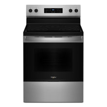 WHIRLPOOL 30-inch Electric Range with Steam Clean in Stainless Steel - WFES3330RS