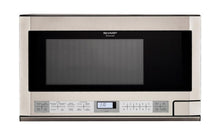 SHARP 1.5 cu. ft. 1100W in Stainless Steel Sharp Over-the-Counter Carousel Microwave Oven - R1214TY
