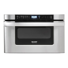 SHARP 24 in. 1.2 cu. ft. 950W Sharp Easy Open in Stainless Steel Microwave Drawer - KB6524PSY